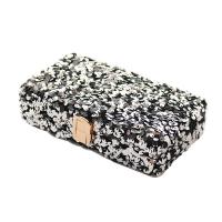Cloth & Sequin Easy Matching Clutch Bag with chain PC