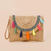 Straw Beach Bag & Tassels Clutch Bag durable PC