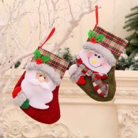 Hadříkem Vánoční ponožka různé barvy a vzor pro výběr più colori per la scelta kus