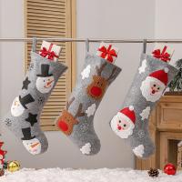Non-Woven Fabrics Creative Christmas Stocking for home decoration & Cute  PC