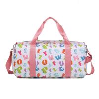 Polyester separating dry and moist & Outdoor Travelling Bag hardwearing letter multi-colored PC