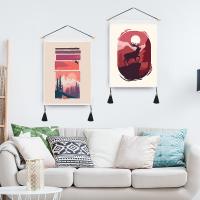 Polyester and Cotton Wall-hang Paintings durable & Wall Hanging printed PC
