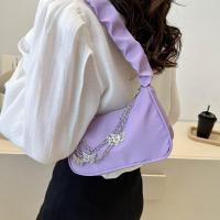 PU Leather Pleat Shoulder Bag sewing thread Solid PC