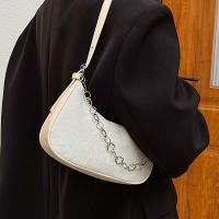 Cloth Shoulder Bag with chain & embossing PC