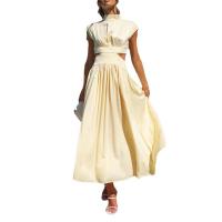 Spandex & Polyester Einteiliges Kleid, Solide, mehr Farben zur Auswahl,  Stück