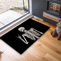 Polyester Floor Mat Halloween Design & anti-skidding PC