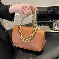 PU Leather Box Bag Handbag with chain PC