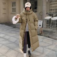 Polyester long style Women Parkas thicken & thermal & with pocket PC