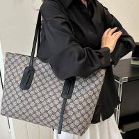 PU Leather Printed & Tote Bag Shoulder Bag large capacity geometric PC