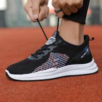 Flying Woven front drawstring Men Casual Shoes sewing thread & breathable Cotton Cloth & Rubber dripping plastic Pair
