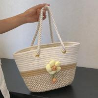 Straw Easy Matching Woven Shoulder Bag soft surface PC