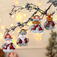 Chiffon Décoration suspendue d’arbre de Noël plus de couleurs pour le choix pièce
