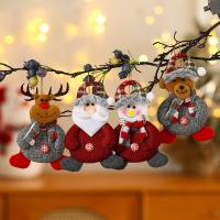Non-Woven Fabrics Creative Christmas Tree Hanging Decoration Cute & christmas design PC