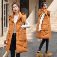 Polyester long style Women Vest & with detachable hat Solid PC