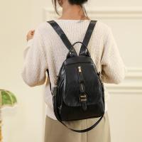 PU Leather Easy Matching Backpack large capacity & hardwearing PC