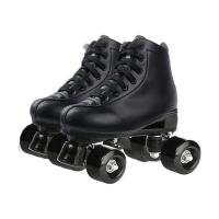 Steel & PU Leather Roller Skates  patchwork Others Pair
