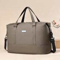 Nylon foldable Handbag large capacity & attached with hanging strap Solid PC