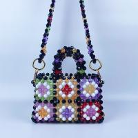 Acrylique Crossbody Bag multicolore pièce