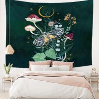 Polyester Tapestry Wall Hanging printed Plant PC