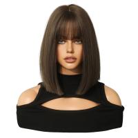 High Temperature Fiber short hair & Easy Matching Wig Can NOT perm or dye PC