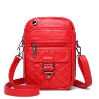 PU Leather Crossbody Bag durable & soft surface Solid PC