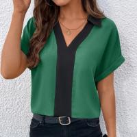 ポリエステル 女性半袖Tシャツ 単色 選択のためのより多くの色 一つ
