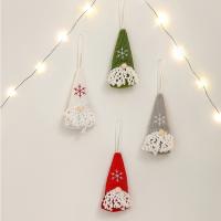 Netkané textilie Vánoční strom závěsné dekorace più colori per la scelta kus