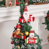 Niet-geweven stoffen Kerstboom hangende Decoratie Afgedrukt meer kleuren naar keuze stuk