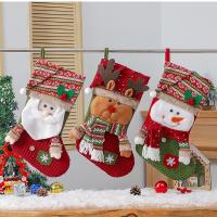 Non-Woven Fabrics Creative Christmas Stocking Cute & for gift giving PC