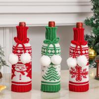 Cloth Creative Wine Bottle Cover for home decoration & Cute printed PC