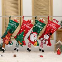 Netkané textilie Vánoční ponožka più colori per la scelta kus