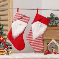 Adhesive Bonded Fabric Creative Christmas Stocking for home decoration & for gift giving PC
