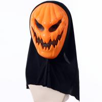 Kunststoff Halloween-Maske, Orange,  Stück