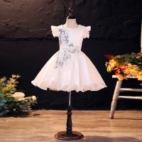 Poliestere Dívka Jednodílné šaty Flitr Bianco kus