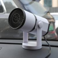 Plástico ABS Calentador de ventilador del coche, blanco,  trozo