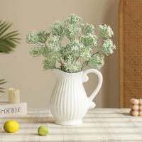Flocking Fabric & Plastic Cement Wedding supplies & Table Decoration Artificial Flower for home decoration floral PC