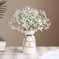 Plastic Cement Wedding supplies & Table Decoration Artificial Flower for home decoration floral white PC