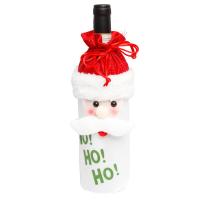 Adhesive Bonded Fabric Wine Bottle Cover for home decoration & Cute & christmas design PC