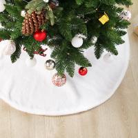 Tissu collé adhésif Jupe d’arbre de Noël Solide plus de couleurs pour le choix pièce
