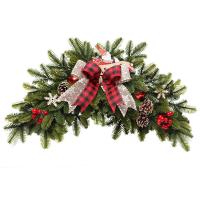 PE Plastic Christmas Wreath for home decoration & christmas design PC