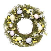 Artificial Silk Easter Design Garland Ornaments for home decoration green PC