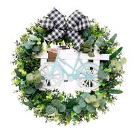 Wood Easter Design Garland Ornaments for home decoration green PC