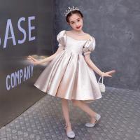 Polyester Princess Girl One-piece Dress  PC