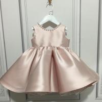 Polyester Princess Girl One-piece Dress pink PC