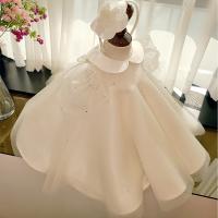 Polyester Ball Gown Girl One-piece Dress Solid PC