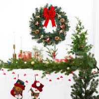 Rattan Garland Ornaments for home decoration & christmas design red PC