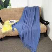 Acrylic Tassels Blanket & thermal Solid PC