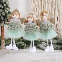 Chemical Fiber Christmas Tree Hanging Decoration for home decoration & Cute green PC