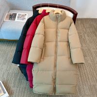 Polyester long style Women Parkas thicken & thermal Solid PC