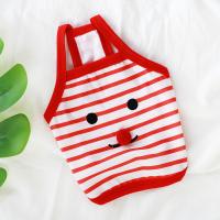 Cotton Pet Dog Clothing & breathable striped PC